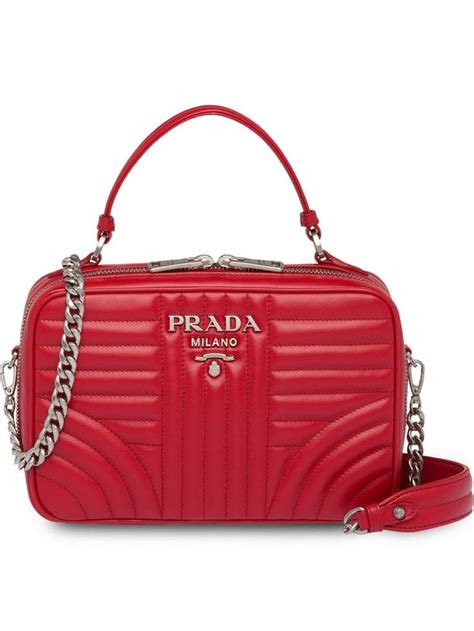 prada diagramme red|Prada diagramme shoulder bag.